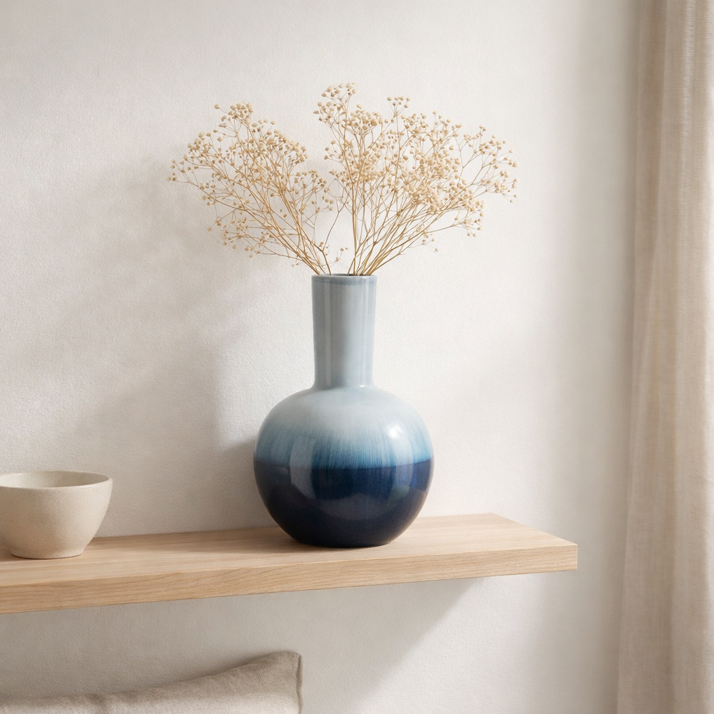 Vase Holm Bleu en situation