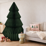 Sapin de Noël décoratif Vert foncé en situation
