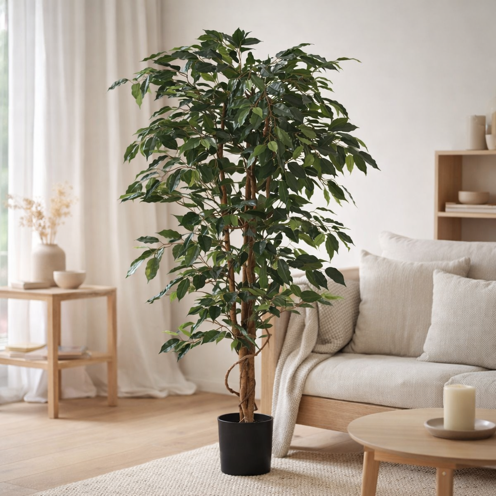 Plante artificielle Ficus Vert en situation