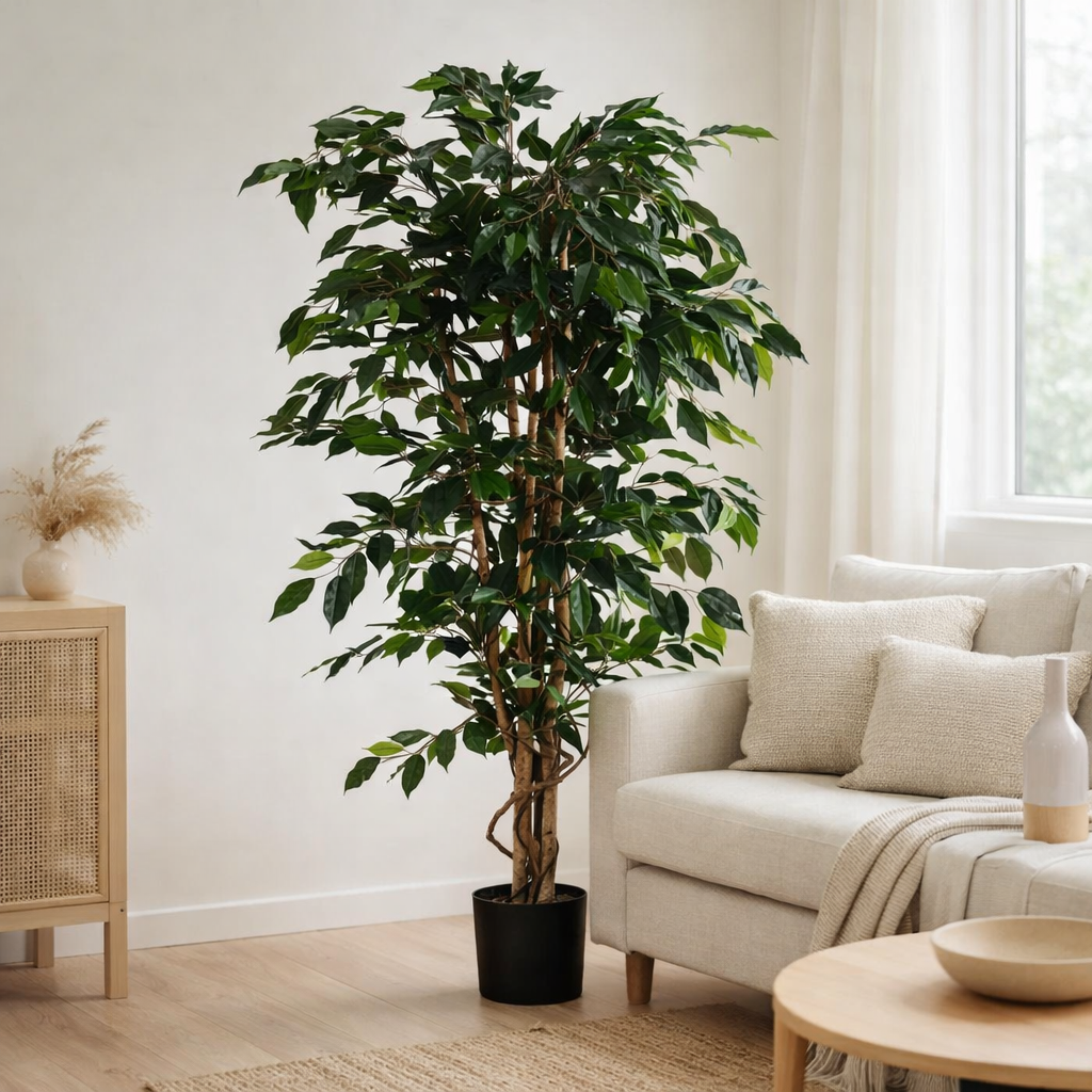 Plante artificielle Ficus Vert en situation
