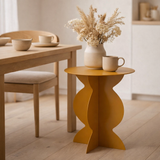 Table d'appoint Rafi Marron en situation