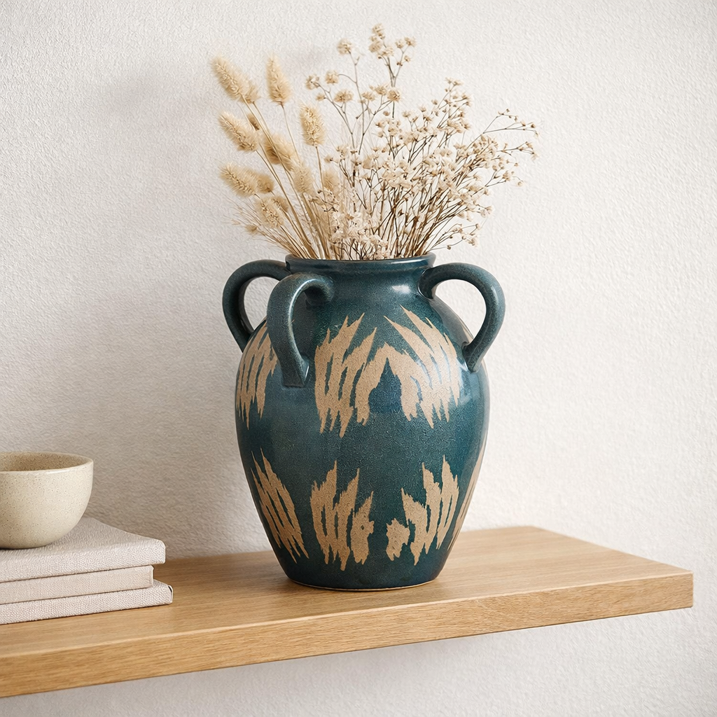 Vase Caldo Bleu Foncé en situation