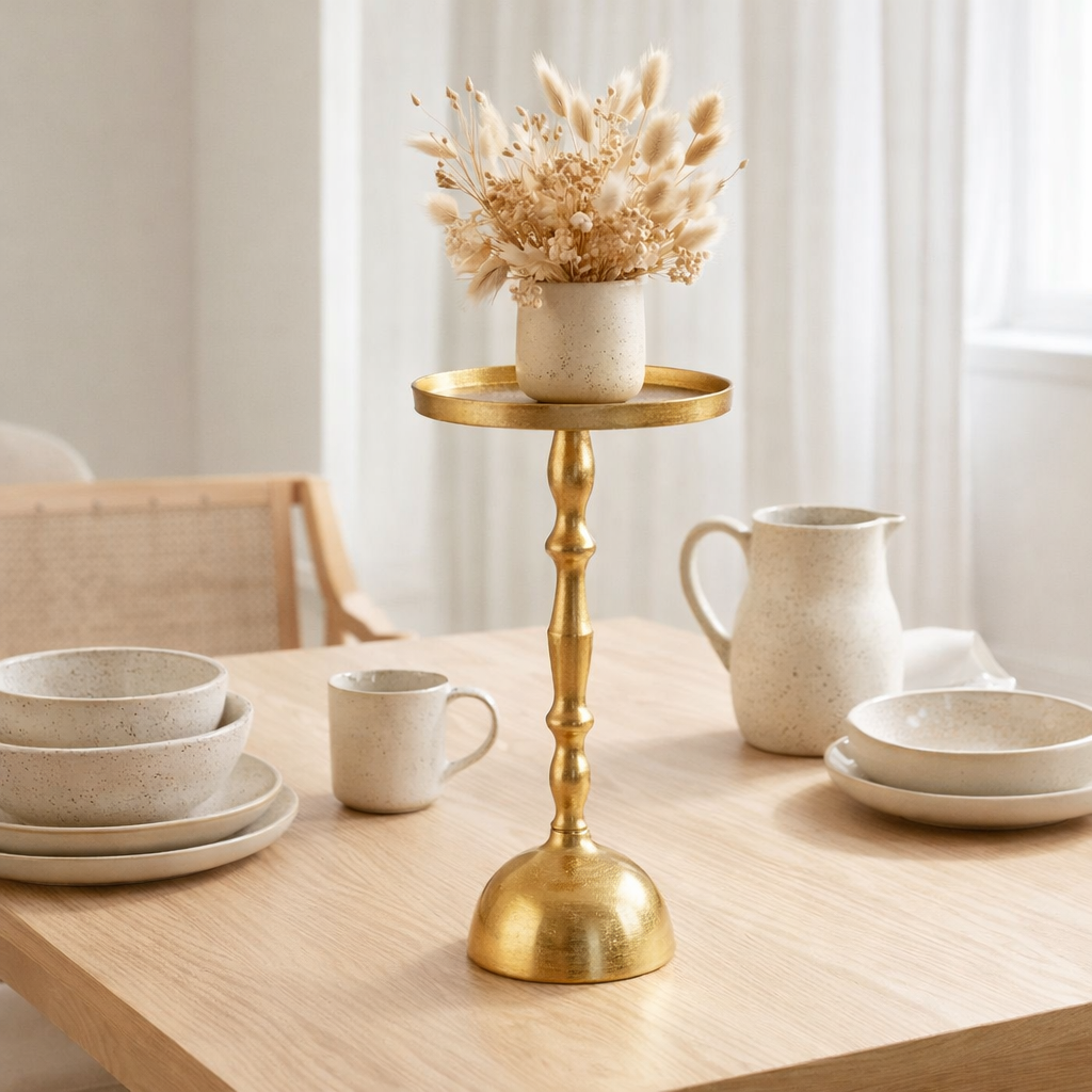 Table d'appoint Duco Or en situation