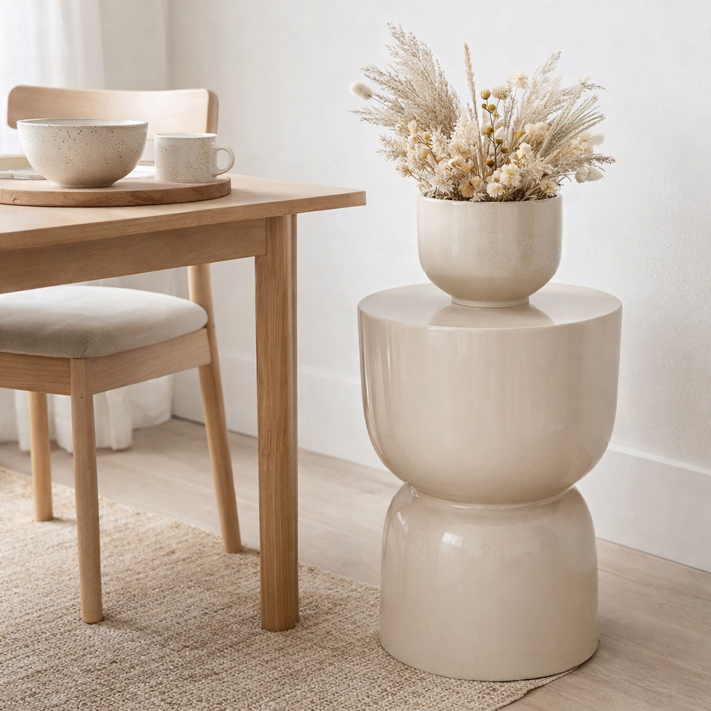 Table d'appoint Stage Beige en situation