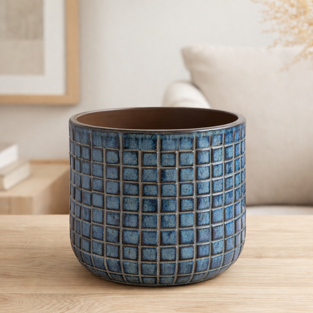 Pot de fleurs à l'intérieur de Daan Blauw en situation