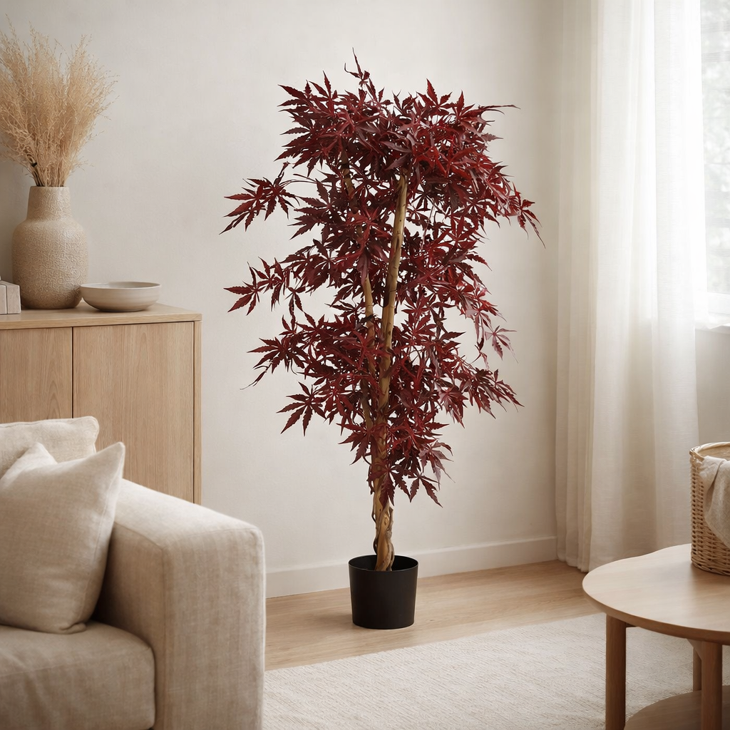 Plante artificielle Érable Rouge en situation