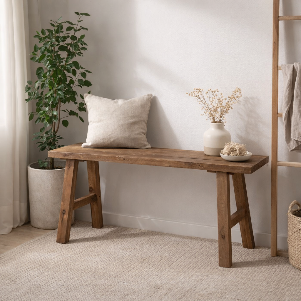 Banc Bold Marron en situation