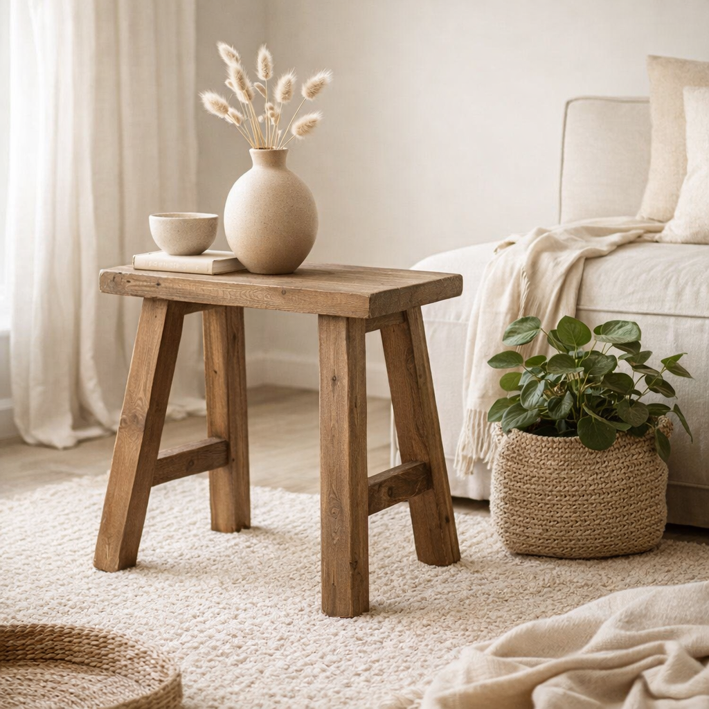 Tabouret Bold Marron en situation