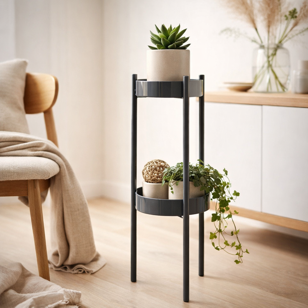 Pot de fleurs à l'intérieur de Colyn Noir en situation