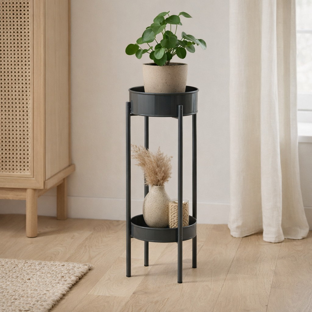 Pot de fleurs à l'intérieur de Colyn Noir en situation