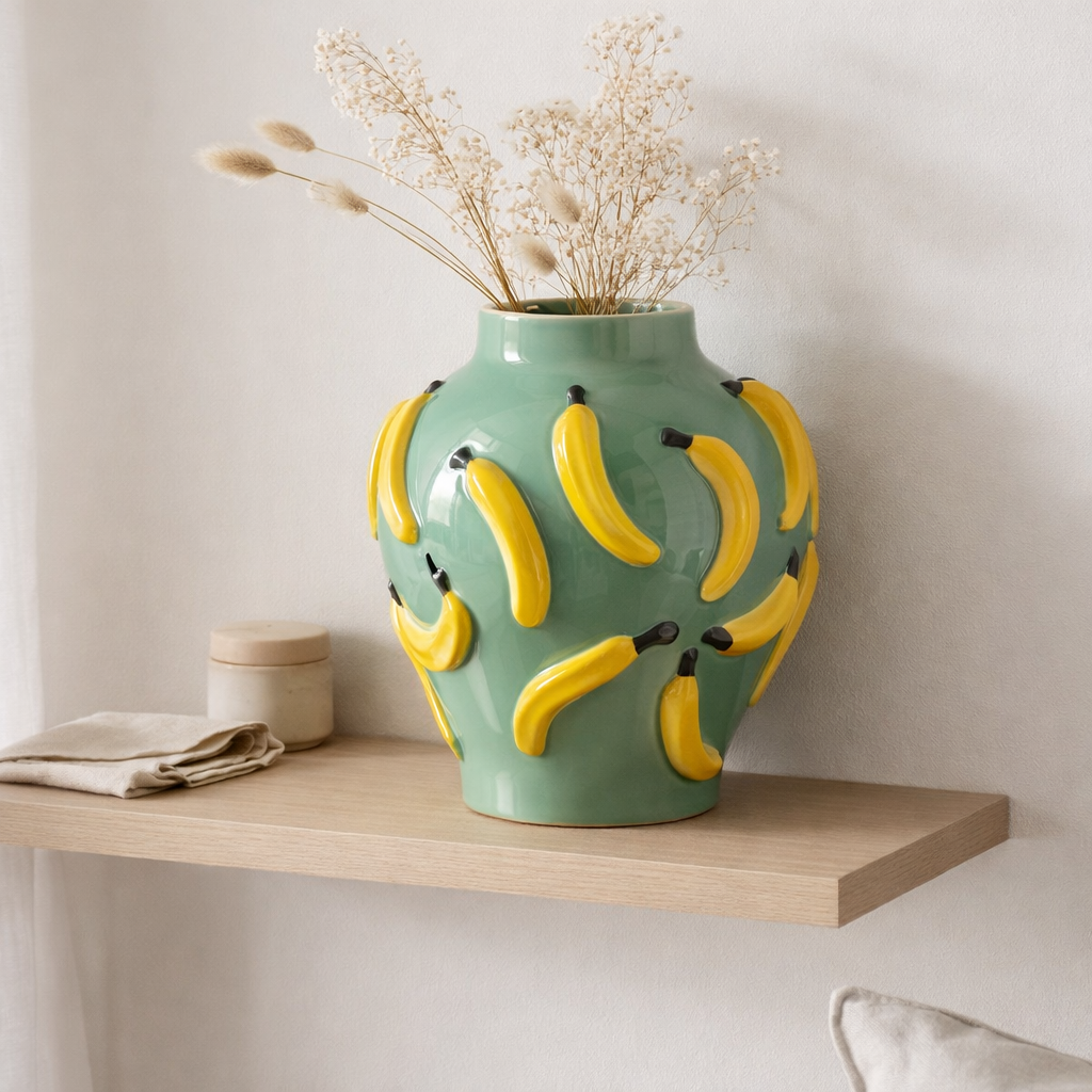 Vase Moza Vert clair en situation