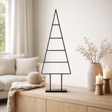 Sapin de Noël décoratif Noir en situation