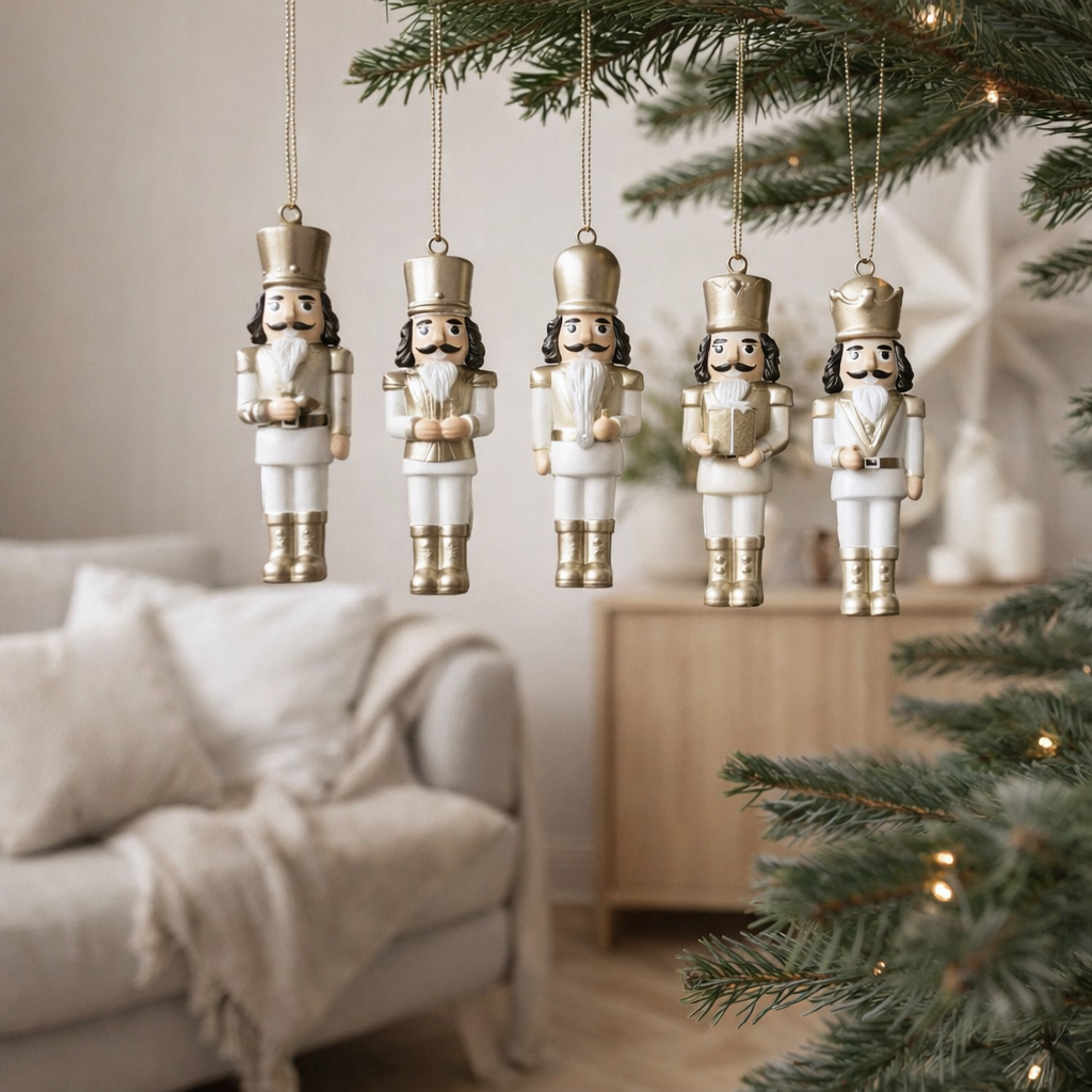 Décoration de Noël Or en situation