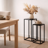 Ensemble de tables d'appoint Goa Noir en situation