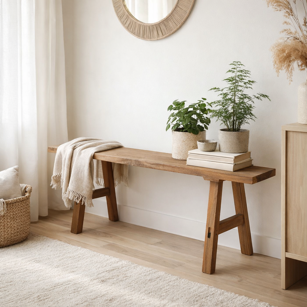 Banc Bold Marron en situation