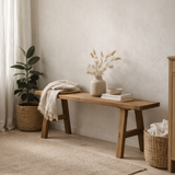 Banc Bold Marron en situation