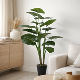 Plante artificielle Taro Vert en situation
