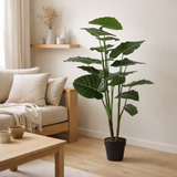 Plante artificielle Taro Vert en situation