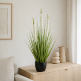 Plante Artificielle Gazon Ornemental Blanc en situation