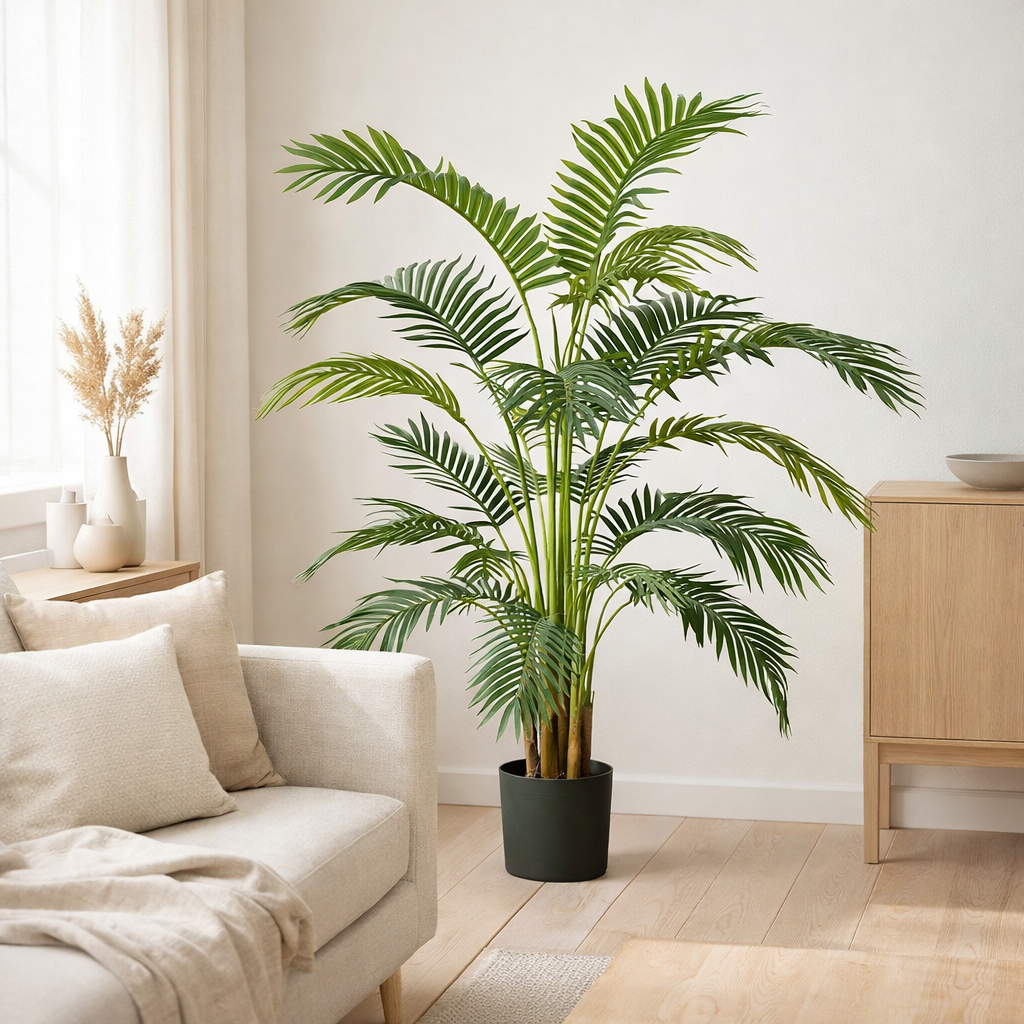 Plante artificielle Areca palmier Vert en situation