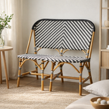 Banc de jardin Mandox Blanc en situation