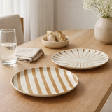 Assiette plate Elsie Brown en situation