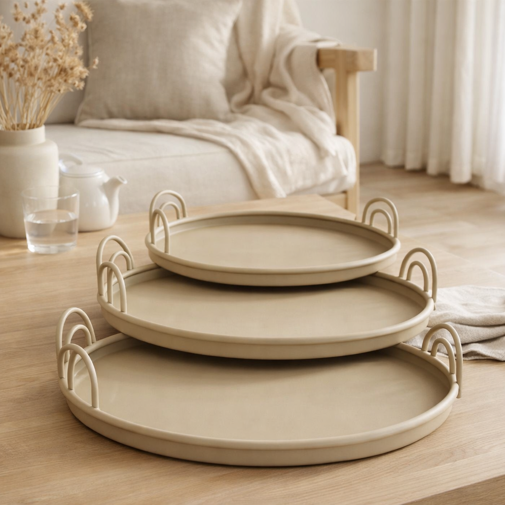 Plateau Beige Beige en situation