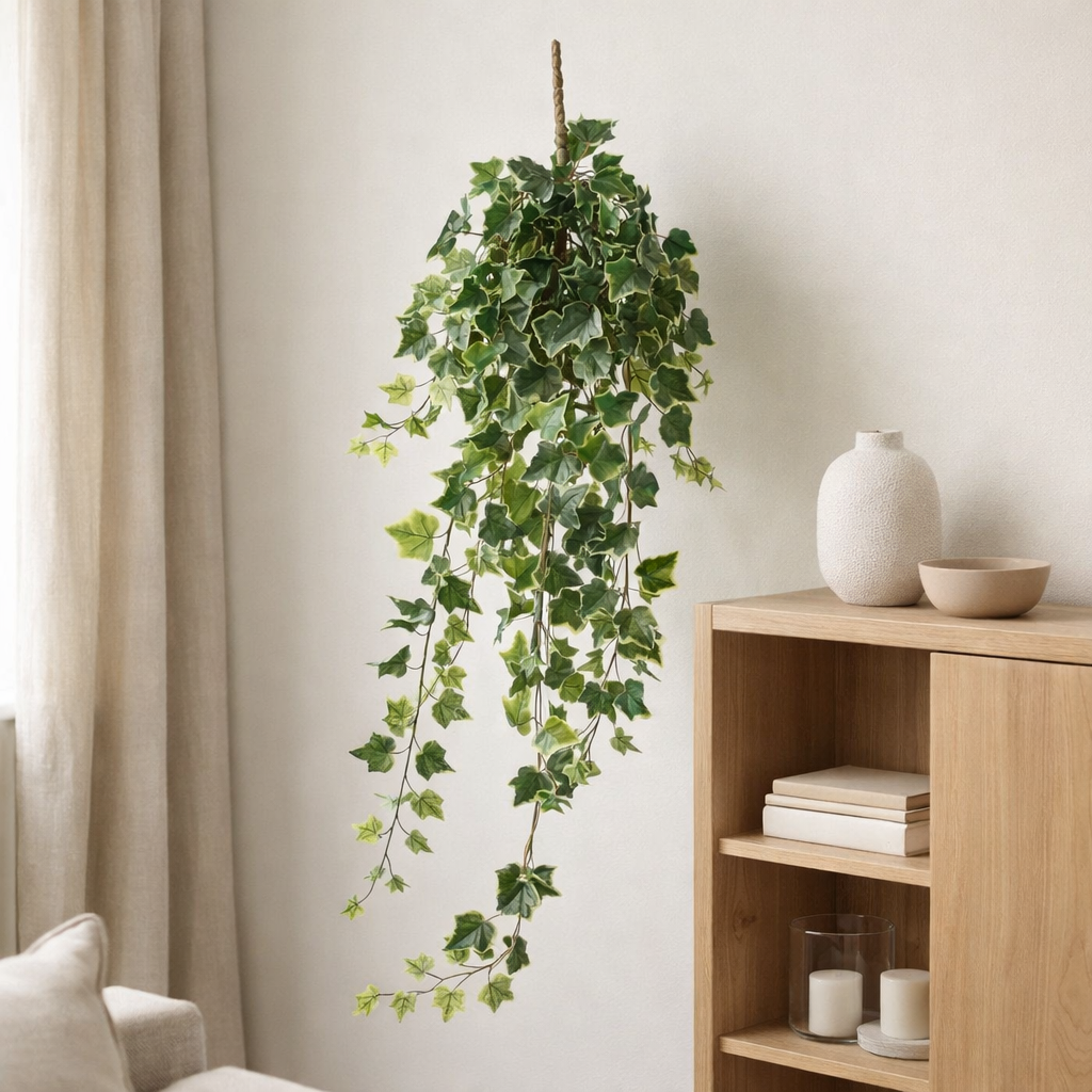 Plante artificielle suspendue Lierre Vert en situation