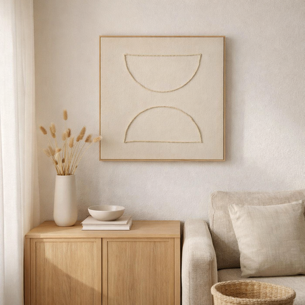 Décoration murale Beige en situation