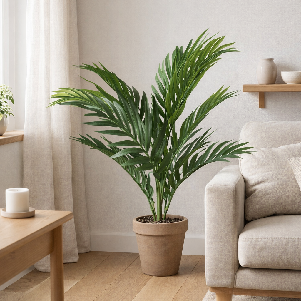 Plante artificielle Areca palmier Vert en situation