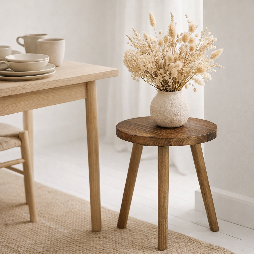 Table d'appoint Bold Marron en situation