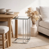 Table pour ordinateur portable Argent en situation