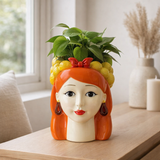Pot de fleurs à l'intérieur de Funny Yellow en situation