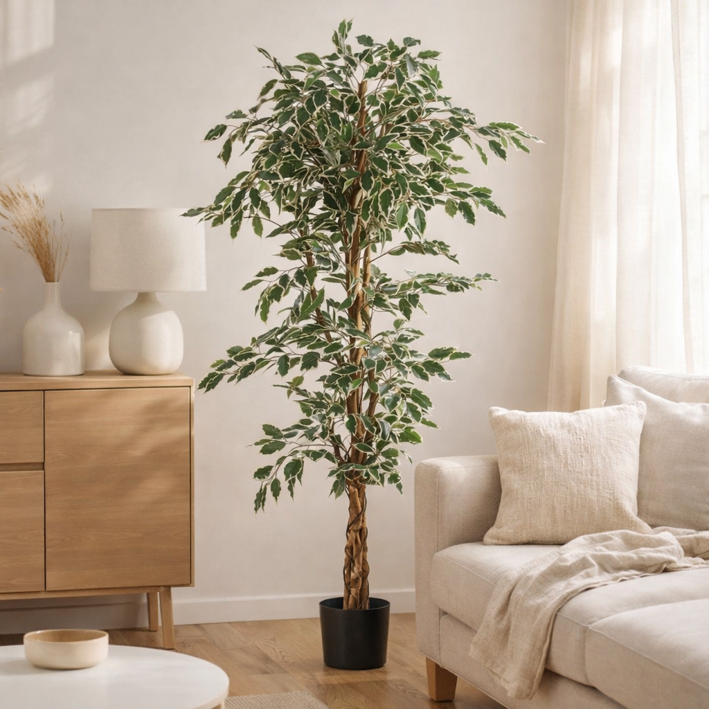 Plante artificielle Ficus Vert en situation