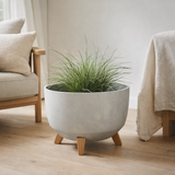 Jardinière d'extérieur Doppio Gris en situation