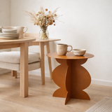 Table d'appoint Rafi Marron en situation
