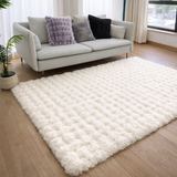 Tapis Moelleux 3D Crème 200x290CM en situation