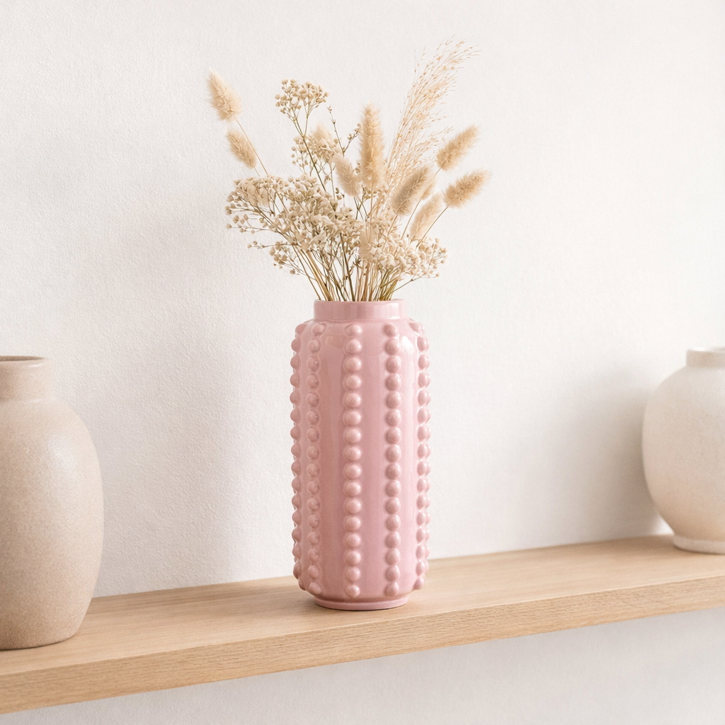 Vase Boaz Rose en situation