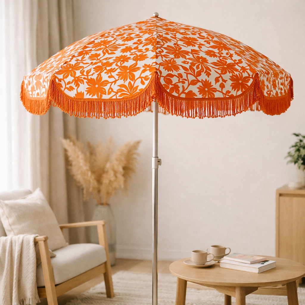 Parasol Kelly Orange en situation