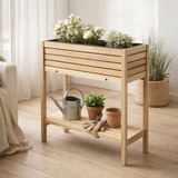 Jardinière à l'extérieur de Glenwood Brown en situation