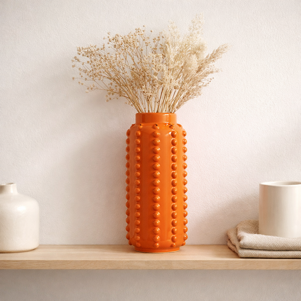 Vase Boaz Orange en situation