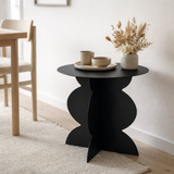 Table d'appoint Rafi Noir en situation