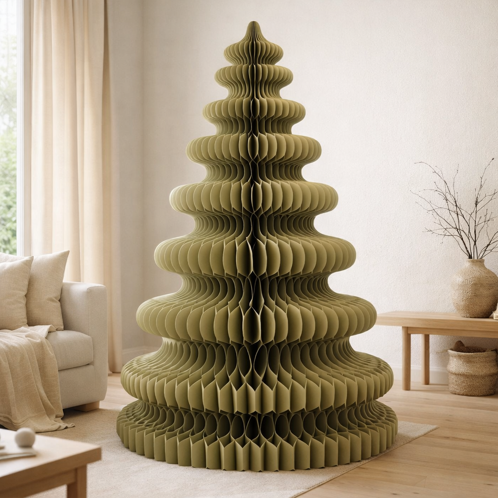 Sapin de Noël décoratif Vert en situation