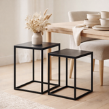 Ensemble de tables d'appoint Goa Noir en situation