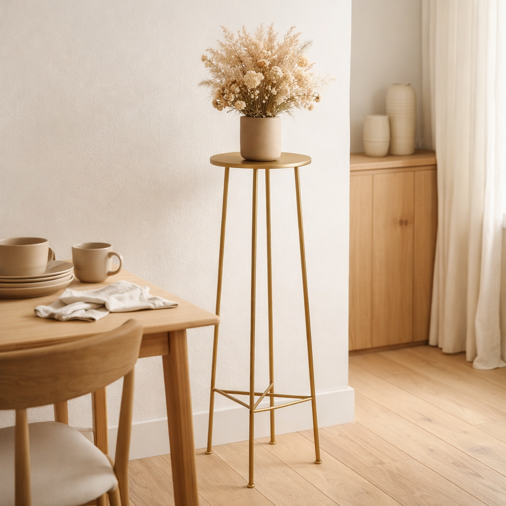 Table à plantes Adine Goud en situation