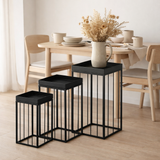 Table d'appoint Beth Noir en situation