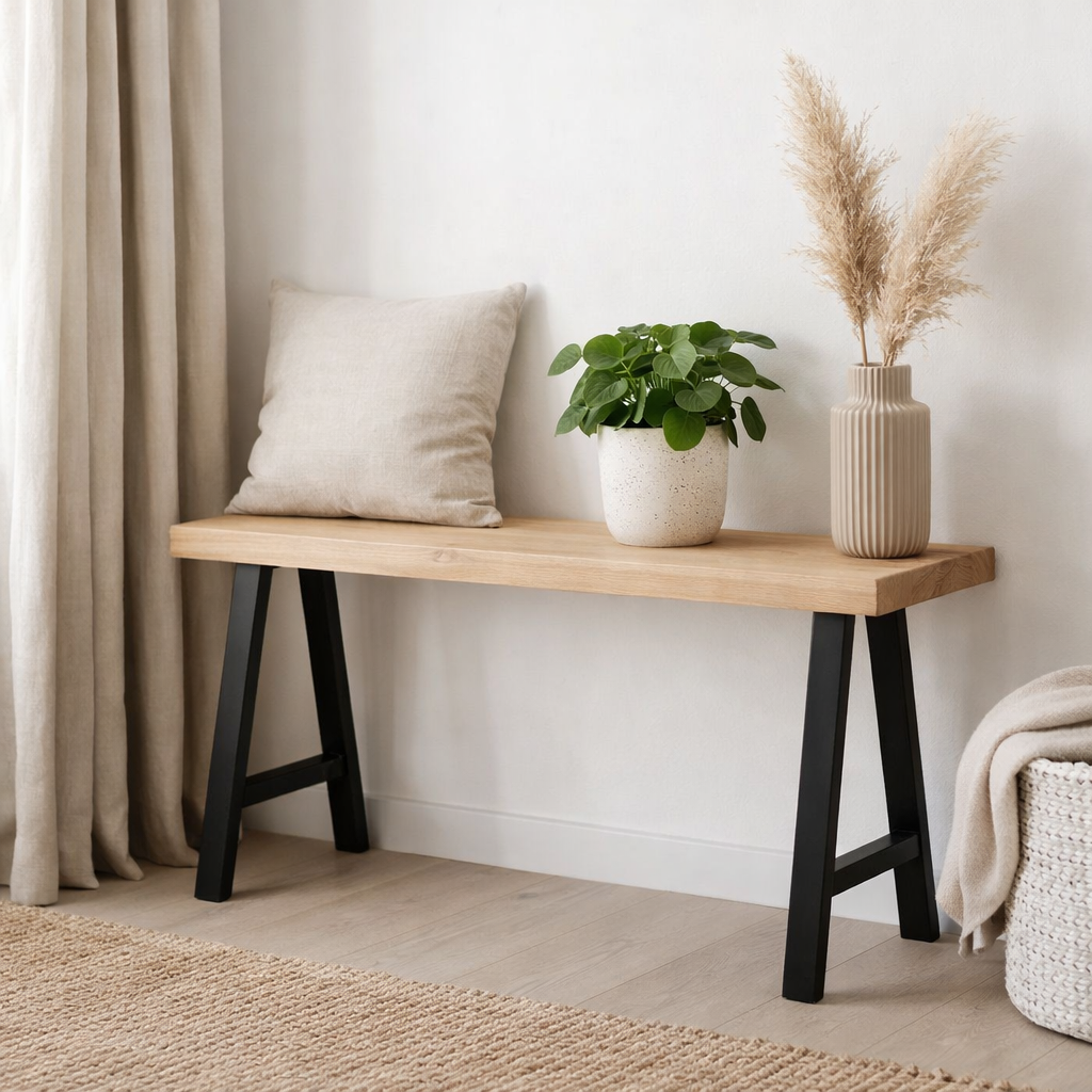 Banc Plano Marron clair en situation