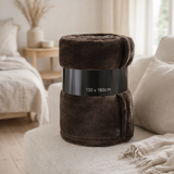 Plaid Mica Marron Foncé en situation