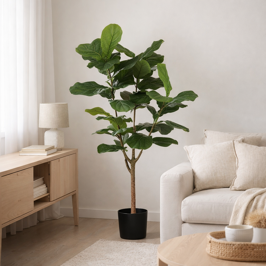 Plante artificielle Ficus Vert en situation