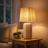 Lampe à poser Denton Beige en situation
